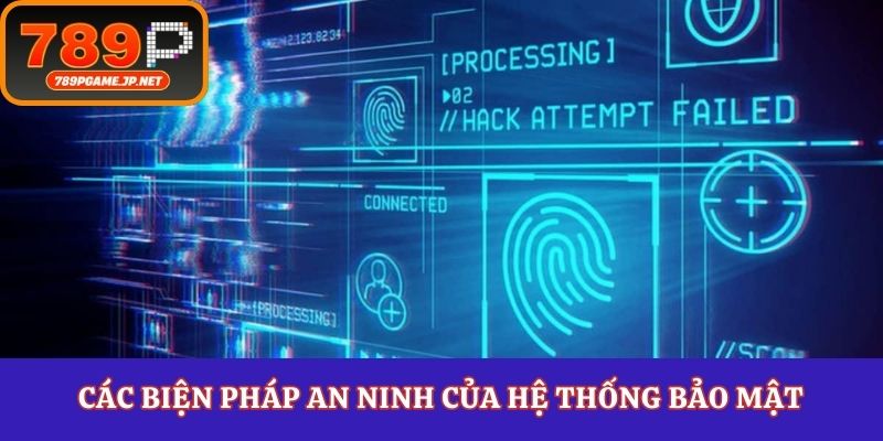 Các biện pháp an ninh của hệ thống bảo mật